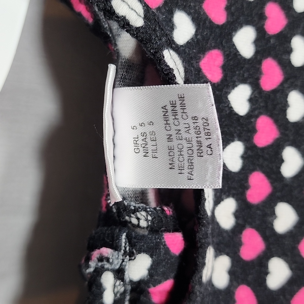 Youngland Girls Dress with Hearts and Bow Size 5 - Picture 4 of 5